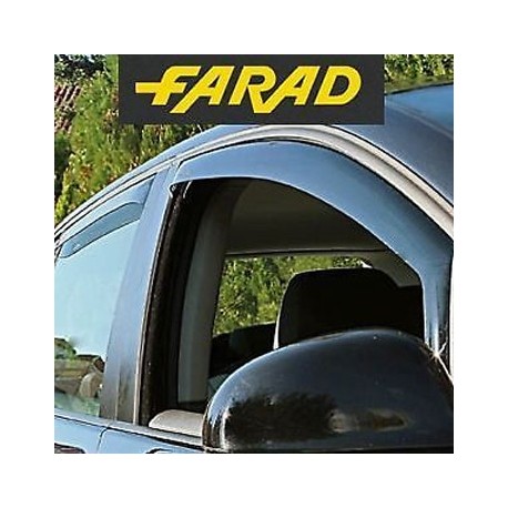 Deflettori d'Aria Farad ( Kit da 4 pz.  2 Ant. / 2 Post.) Fiat 500L (5 p) dal 2012